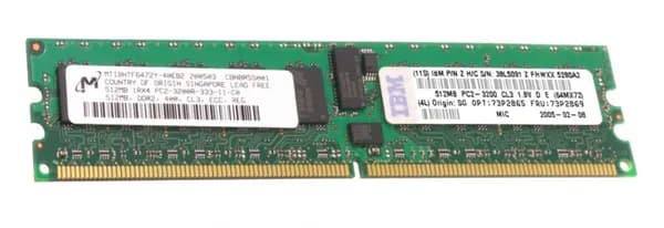 IBM Оперативная память DDR2, 400 МГц, 1 x (73P2869)