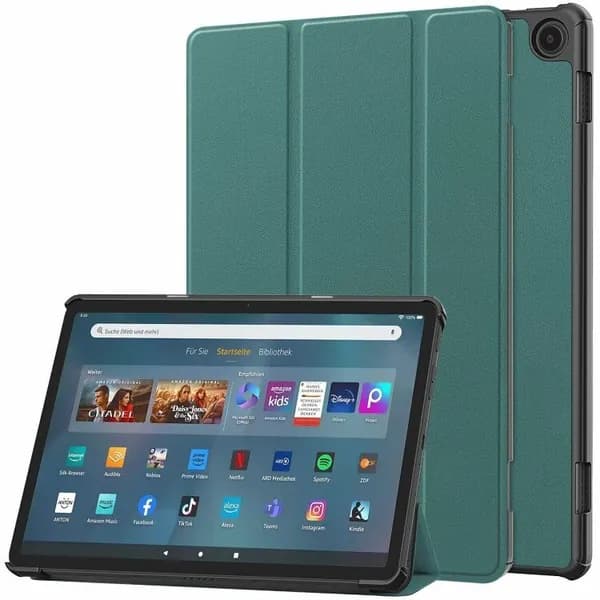 Планшетный чехол для Amazon Fire Max 11 (темно-зеленый)