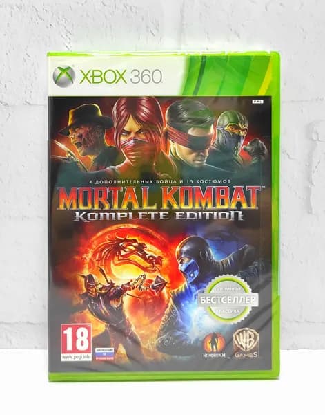 Mortal Kombat Komplete Edition Английский язык Видеоигра на диске Xbox 360. Товар уцененный