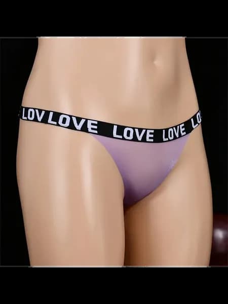 Женские стринги из нейлона LOVE