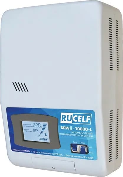 Стабилизатор напряжения Rucelf SDW.II-10000-L черный