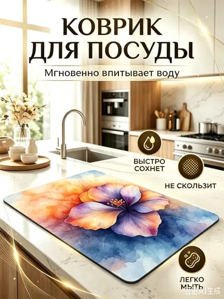 Коврик для кухни 30x40 см