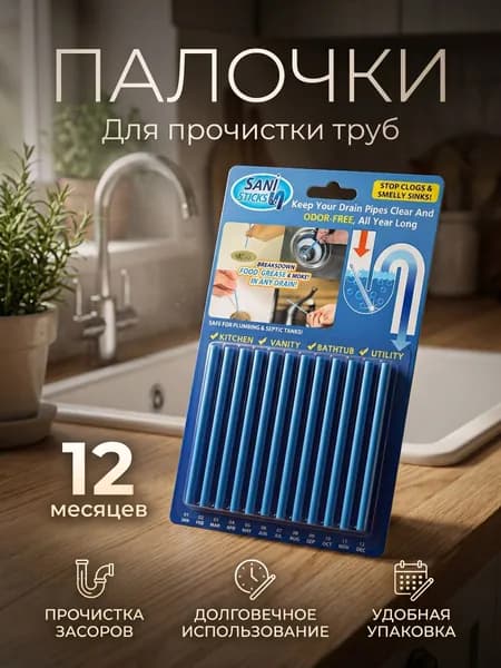 Палочки для очистки водосточных труб
