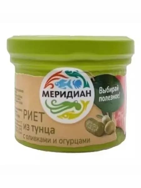 Риет из тунца с оливками-огурцами 100 г