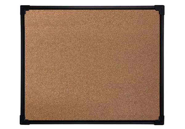 Доска пробковая 100х150 BoardSYS, металлическая черная рама