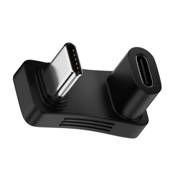 U-образный адаптер USB 3.2 Type C (мама-папа) мощностью 100 Вт, 180 градусов, OTG, 10 Гбит/с, быстрая передача данных, 4K
