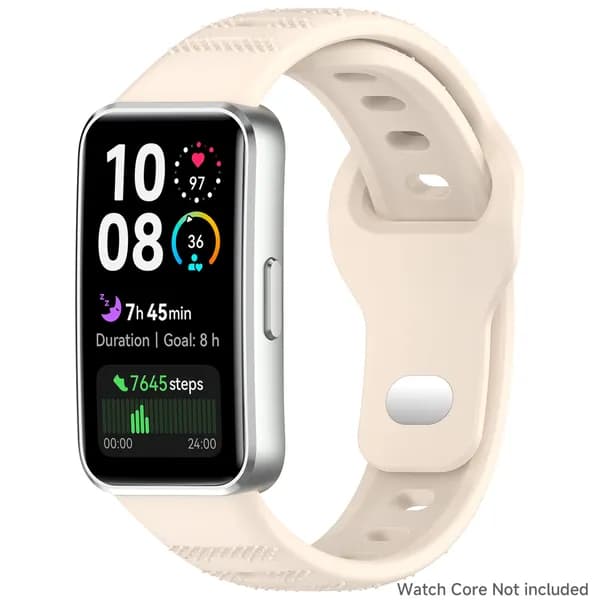 Силиконовый браслет, подходит для Huawei Band 8/9/10, точечная текстура, дышащий и устойчивый к поту, плотно и удобно сидит, спортивный браслет.