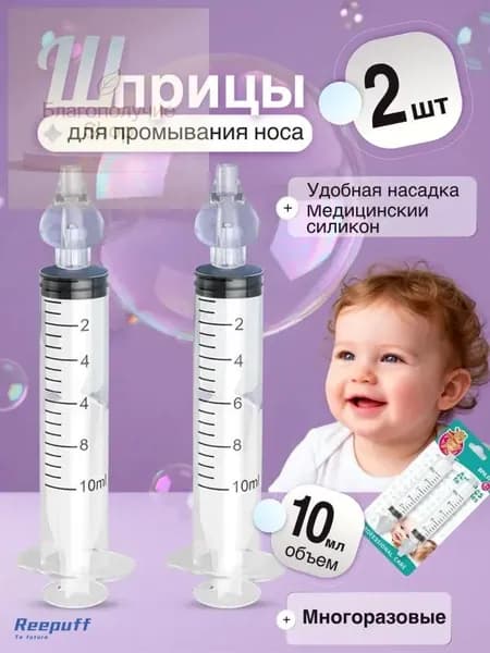 Шприц для промывания носа ирригатор
