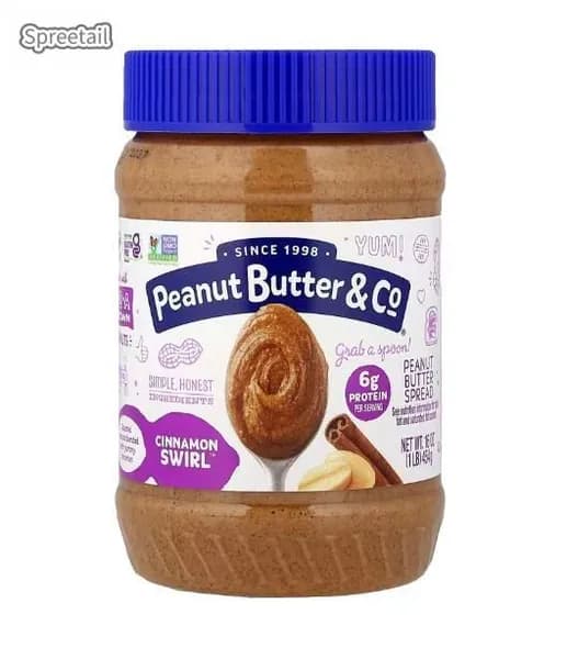 Peanut Butter & Co., Арахисовый соус, булочка с корицей, 1 фунт (454 г)