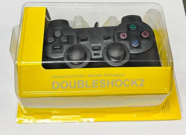 Геймпад проводной для PS2 джойстик проводной, черный