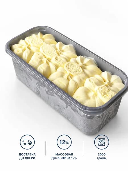 Пломбир со вкусом Банана 12%, 2000 г Чизкейк ру