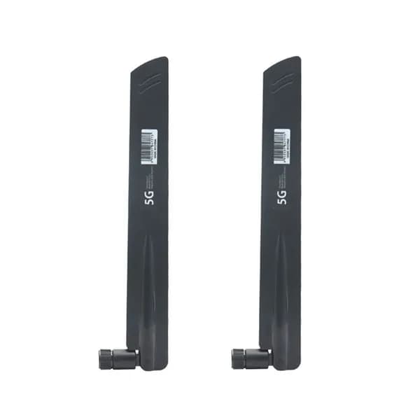 Комплект из 2 шт. 3G/4G/5G антенна 600-6000 MHz, 18 dBi, SMA вилка, для Wi Fi роутера и модема