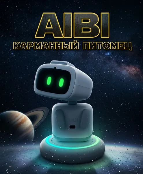 AIBI карманный робот питомец на русском языке.