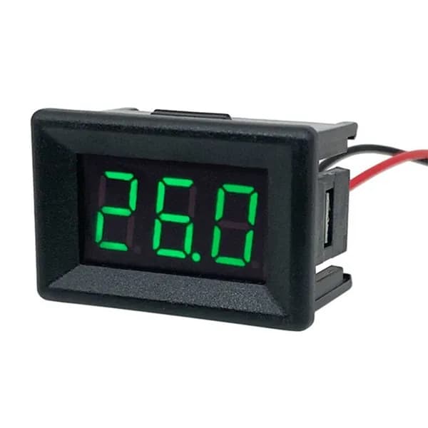 Цифровой вольтметр постоянного тока 0 30 В с трёхразрядным зелёным LED-дисплеем 0,36 дюйма