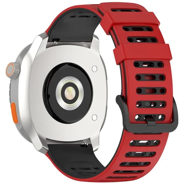 22 мм Двухцветный силиконовый ремешок для HUAWEI Watch GT5/4/3Pro 46 мм/GT3 GT2 46 мм/GT2 Pro, Дышащий спортивный ремешок