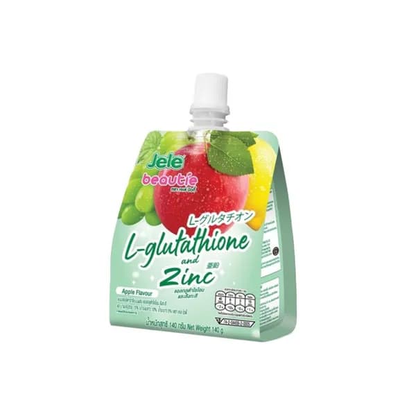 Jele Beauty Желе фруктовое с яблоком, глутатином и цинком, 140 г