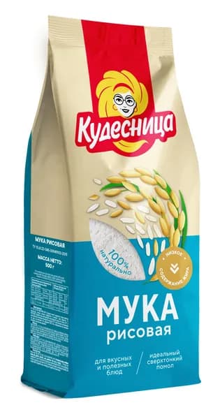 Мука рисовая 500 г, Кудесница