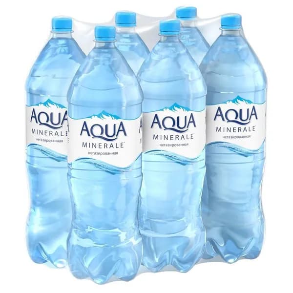 Вода питьевая Аква Минерале негазированная, ПЭТ 2,0л*6шт