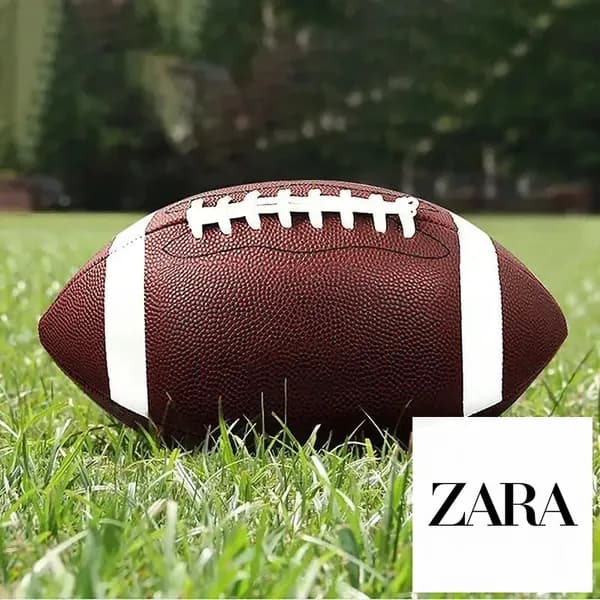 Zara Мяч для регби, коричневый