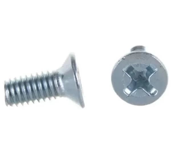 Винт пот. Стройбат DIN 965 М4x10 белый цинк, 20 шт.