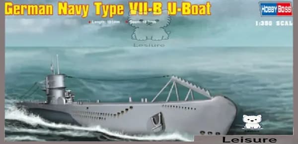 HOBBYBOSS 83504 1/350 Немецкая подводная лодка типа VII-B высшего сборная модель корабля