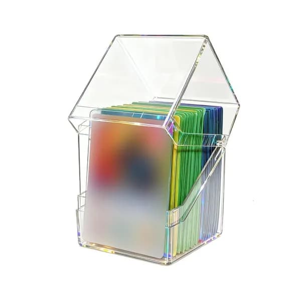 Прозрачный акриловый бокс для хранения игровых карт, Clear