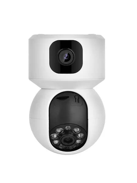 Wi-Fi IP-камера с двумя объективами и микрофоном, 2+2MP, XMeye, 3.6 мм (71 град), динамик, microSD, питание 5В