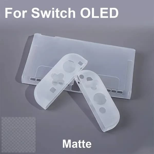 1 набор силиконовый матовый полупрозрачный защитный чехол TPU для Nintendo Switch OLED Joycon