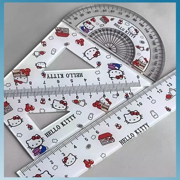 Линейка Привет, Китти / Hello Kitty, набор из 4 предметов