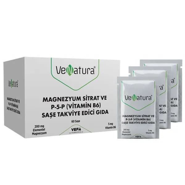 Venatura Цитрат магния и P-5-P (витамин B6) 60 саше