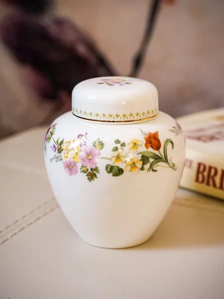 Винтажная чайница Wedgwood "Mirabelle", Англия, 1980-1990 гг.