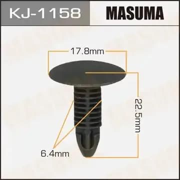 Клипса honda accord/cr-v/ fr-v/ hr-v,subaru forester,toyota avensis,suzuki vitara 95> kj1158 masuma