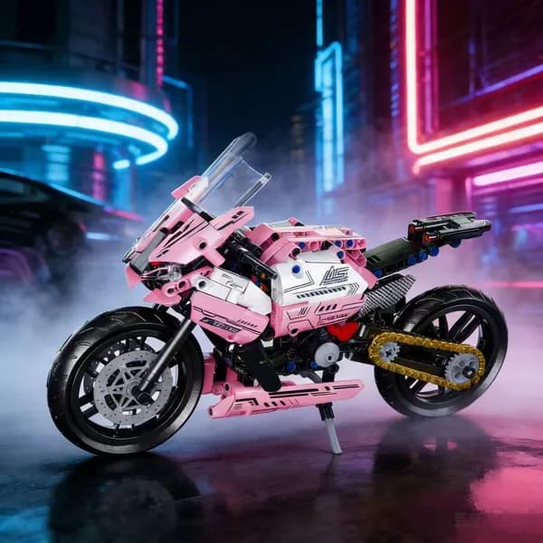 Мотоцикл Project Machine M1000 RR, сборная модель из ABS-пластика, масштаб 1/12