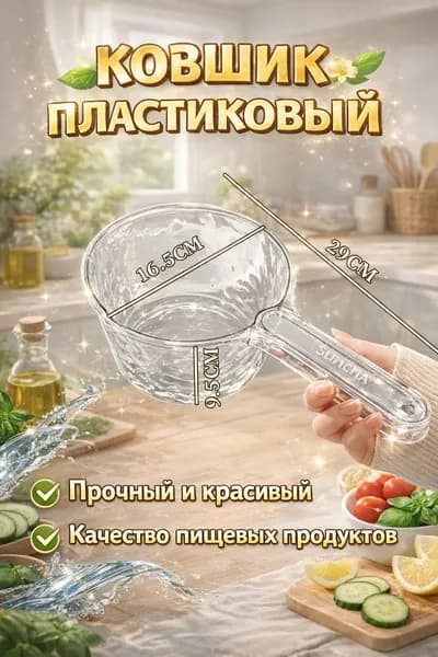 IKEA Ковш хозяйственный, пластик пищевой (hdpe, pp), 1 шт