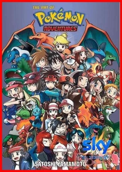 Книга Pok mon Adventures 20th Anniversary Illustration Book / Мягкая обложка / Комикс / Хидэнори Кусака / Иллюстрации и скетчи к 20-летию серии Pokemon Adventures