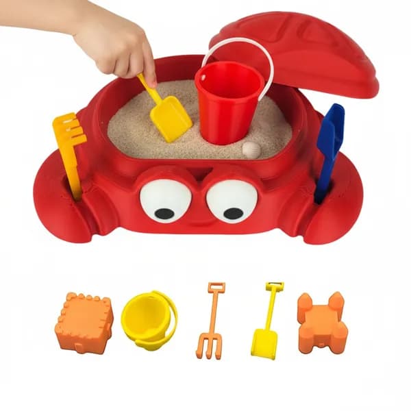 Мини-сад с крабом для сенсорной игры и медитации