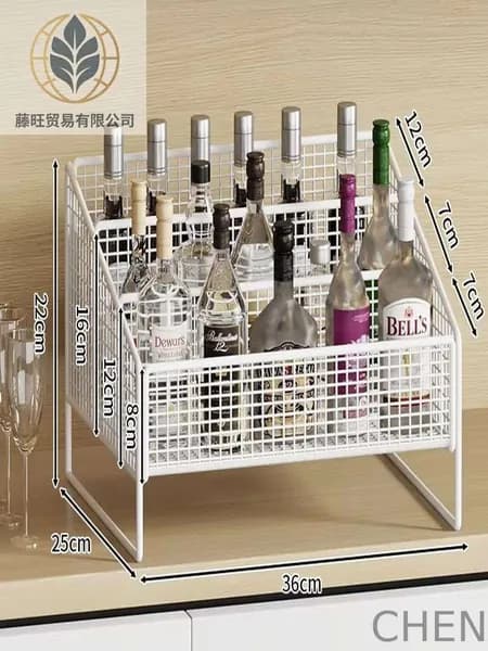 Винный шкаф, кованая винная стойка, размеры изделия: 36*25*22 см.