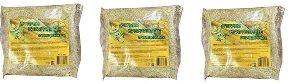 Золотые Злаки Сибири Отруби кукурузные, очищенные, 200 г, 3 шт