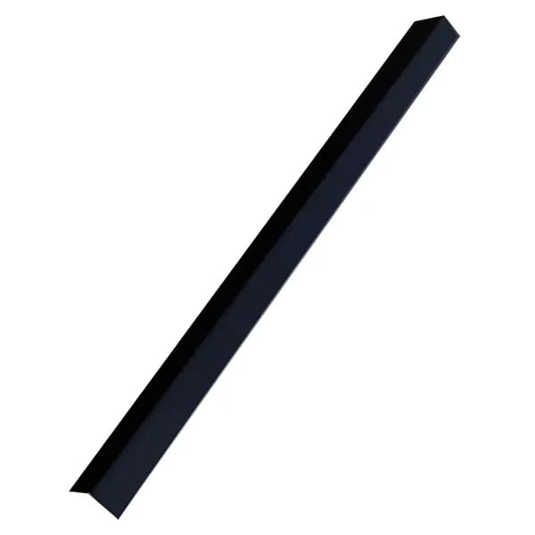 Уголок пристенный PL19x24 черный Эконом