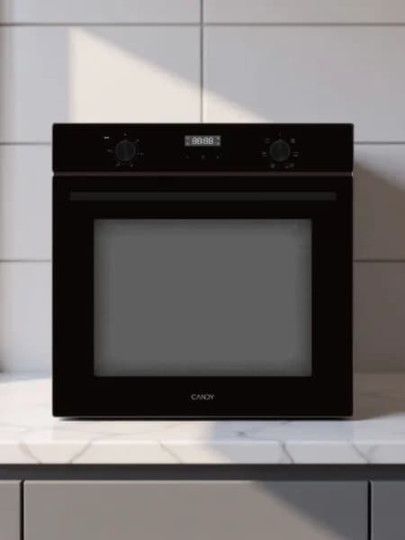 Духовой шкаф электрический Candy COXK06LNBB, черный, 2кВт, 70 л., 6 программ, гриль и конвекция