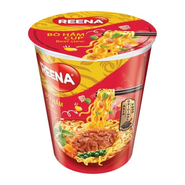 Лапша быстрого приготовления со вкусом Томленая говядина Reena 65г