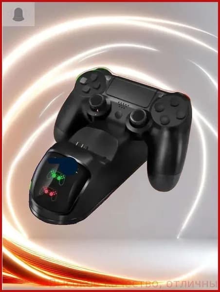 Зарядная станция TP4-889 для двух геймпадов PS4, с быстрой зарядкой и индикацией