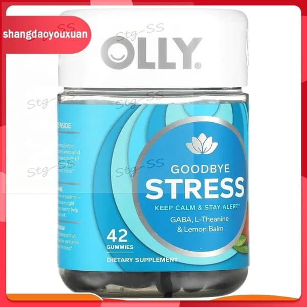 OLLY, Goodbye Stress, ягодная вербена 42 жевательных мармеладки