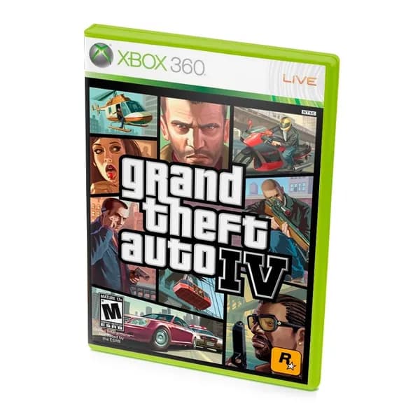 Игра Grand Theft Auto IV (XBox 360, Английская версия)