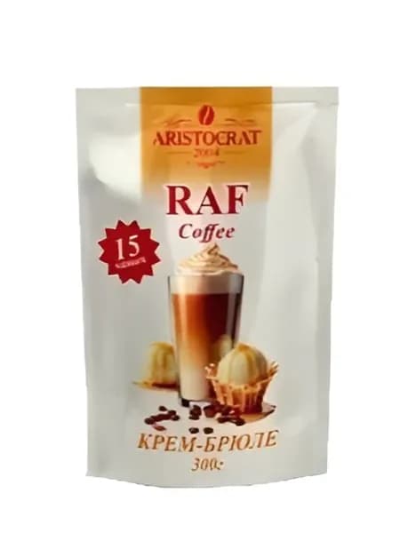 "RAF Coffee" Растворимый кофейный напиток Крем-брюле 300г