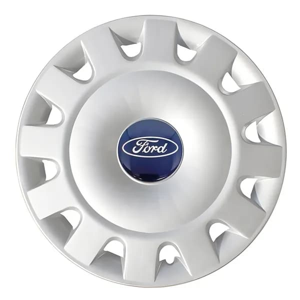 Колпачки для дисков Ford 54 мм, синие, из ABS, комплект из 4 шт.