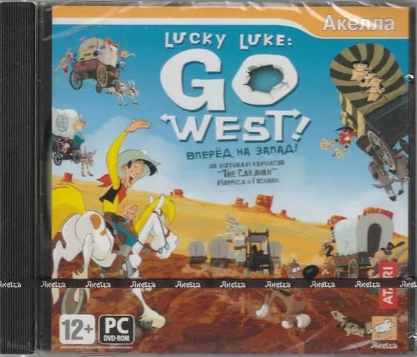 Игра Lucky Luke. Go West. Вперед на Запад (PC, Русская версия)