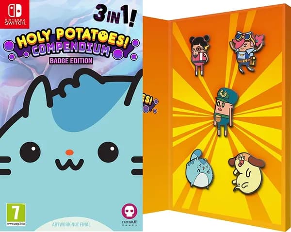 Игра Holy Potatoes! Compendium. Badge Edition (русские субтитры) для Nintendo Switch