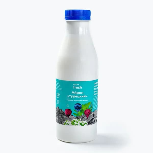 Айран Турецкий с зеленью 1,5% 500 г, Ozon fresh