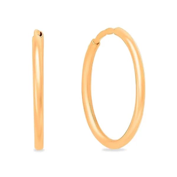 Серьги конго женские серебро 925 пробы 585GOLD